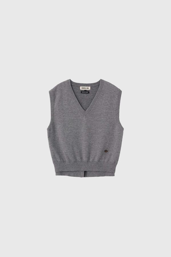 Double-layer loose-fit vest