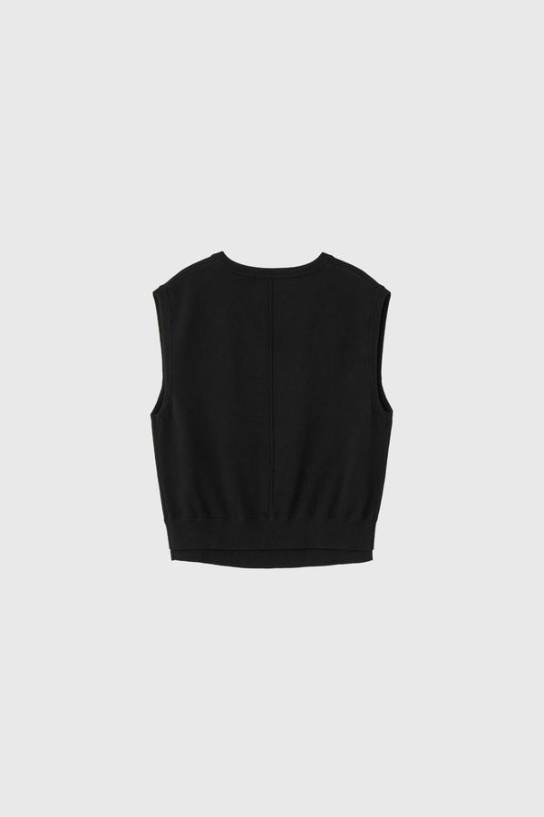 Double-layer loose-fit vest