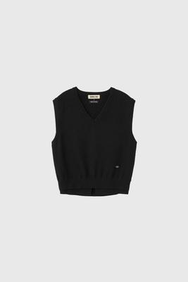 Double-layer loose-fit vest