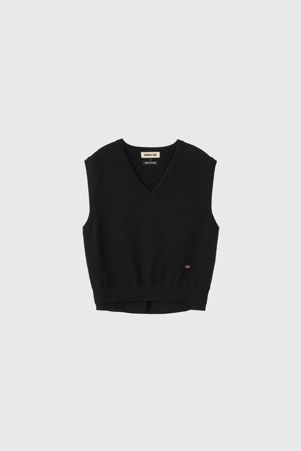 Double-layer loose-fit vest