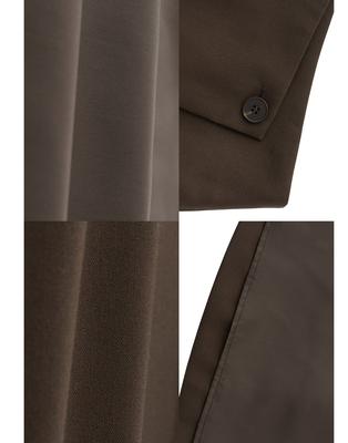 Button wrap miniskirt