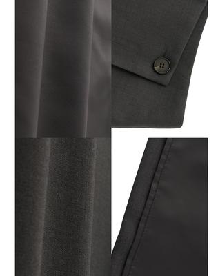 Button wrap miniskirt