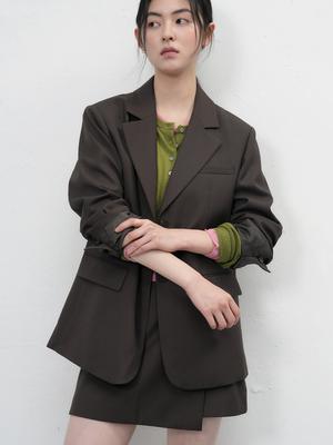 Overfit tailored jacket