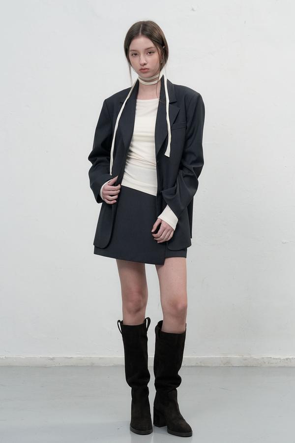 Overfit tailored jacket