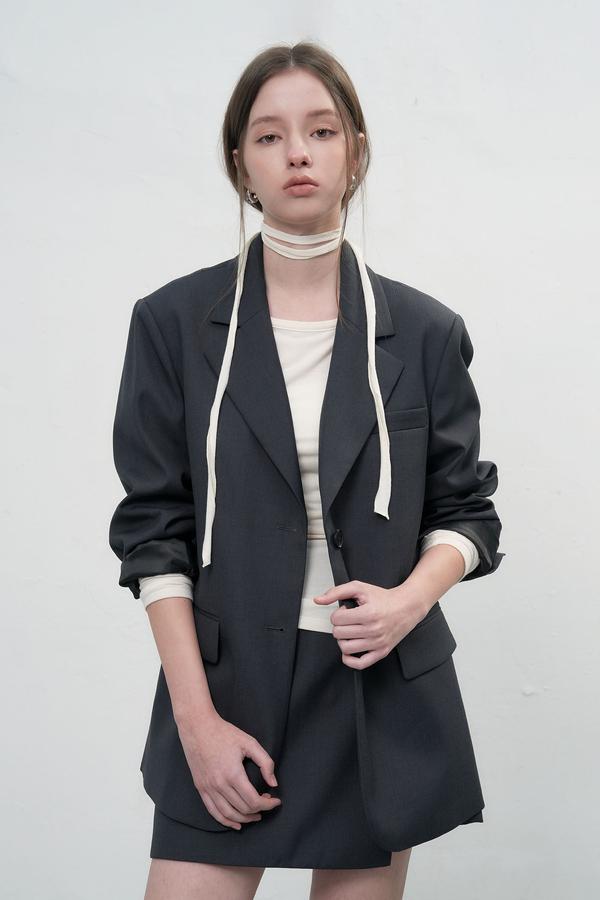 Overfit tailored jacket