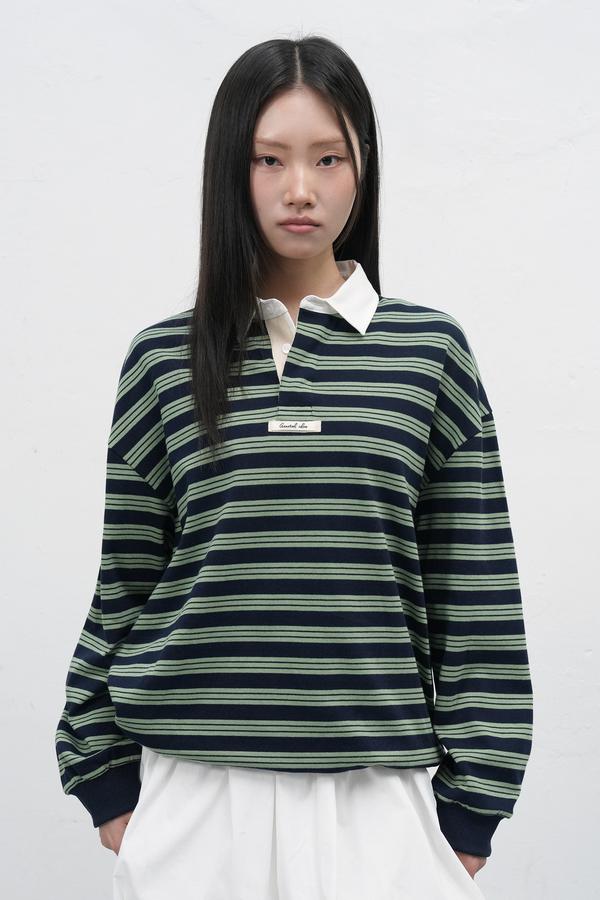 Vintage Stripe Rugby T-Shirt