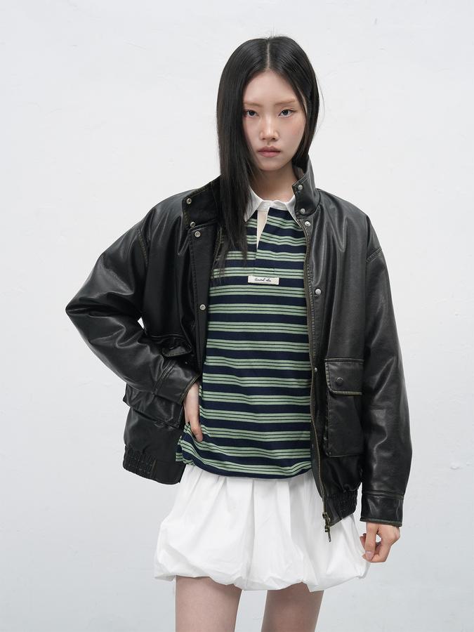 Vintage Stripe Rugby T-Shirt
