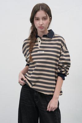 Vintage Stripe Rugby T-Shirt