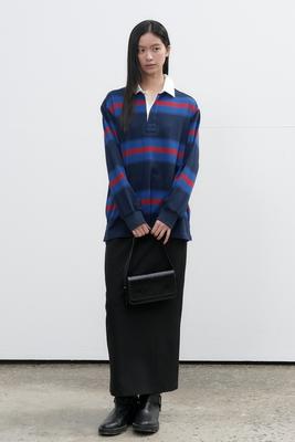 UNISEX Classic Bold Stripe Rugby T-Shirt
