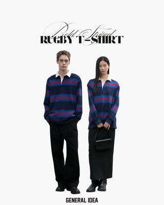 UNISEX Classic Bold Stripe Rugby T-Shirt