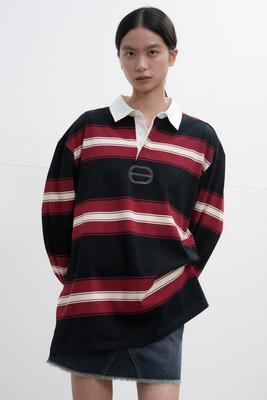 UNISEX Classic Bold Stripe Rugby T-Shirt