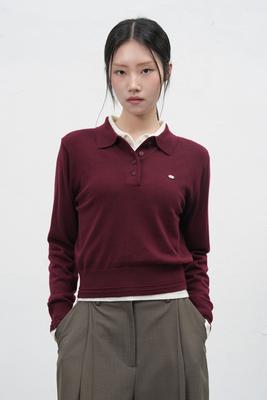 WOMAN Wool Light Collar Pullover