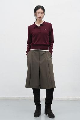 WOMAN Wool Light Collar Pullover