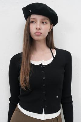 WOMAN GNRL Logo Wool Beret