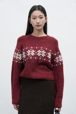 WOMAN Dust Snow Knit Pullover