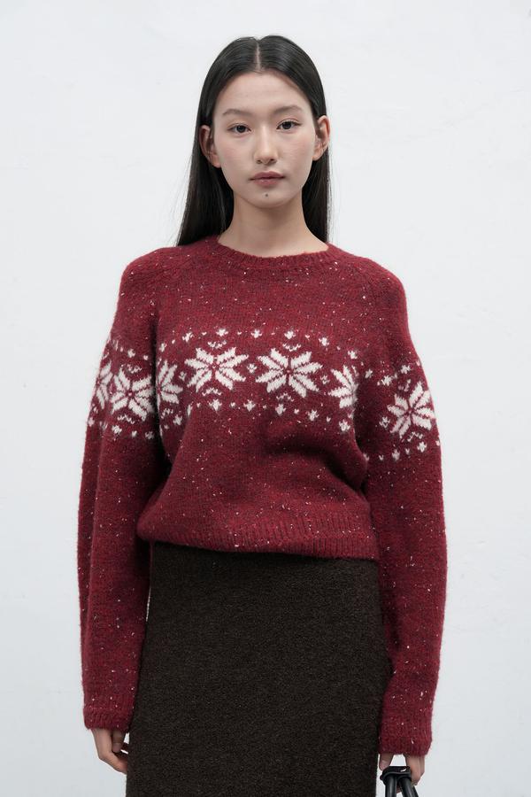 WOMAN Dust Snow Knit Pullover