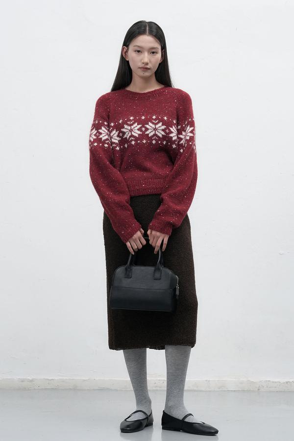 WOMAN Dust Snow Knit Pullover