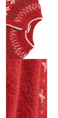 WOMAN Wool Nordic Duffle Cardigan