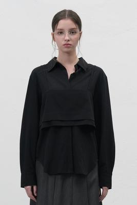 WOMAN Relaxed Fit Bustier Shirt Set