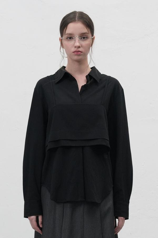 WOMAN Relaxed Fit Bustier Shirt Set