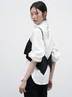 WOMAN Relaxed Fit Bustier Shirt Set