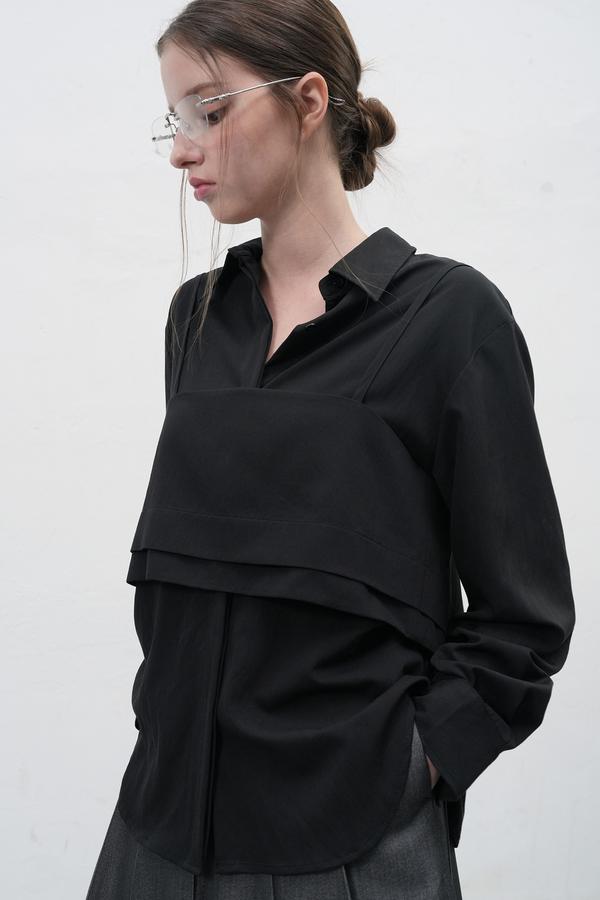 WOMAN Relaxed Fit Bustier Shirt Set