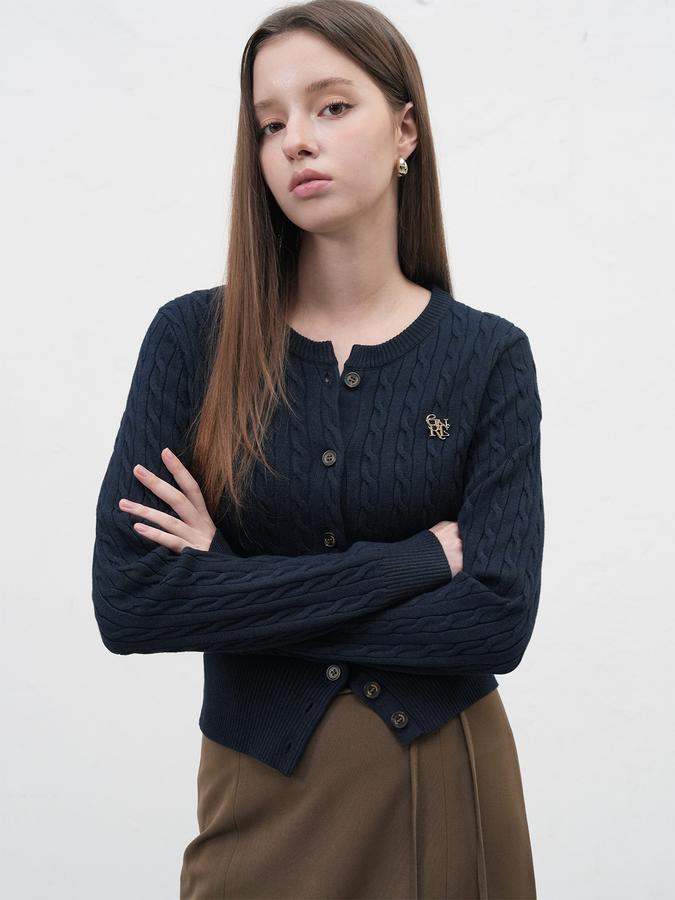 GNRL Signature Superfine Wool Cable Cardigan (coming soon)