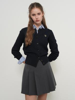 GNRL Signature Superfine Wool Cable Cardigan (coming soon)