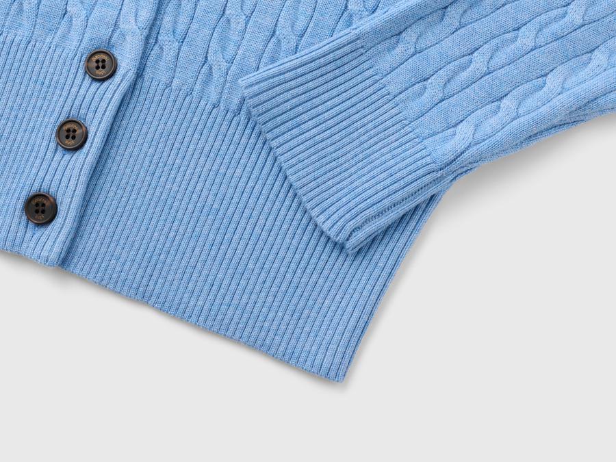 GNRL Signature Superfine Wool Cable Cardigan(Coming soon)