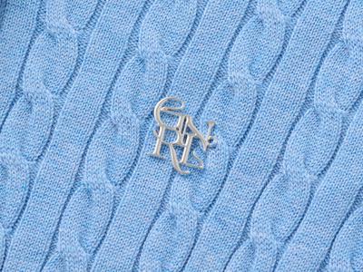 GNRL Signature Superfine Wool Cable Cardigan(Coming soon)