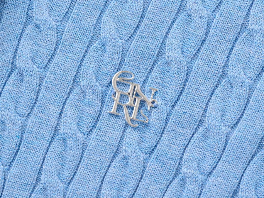 GNRL Signature Superfine Wool Cable Cardigan(Coming soon)