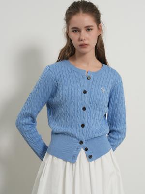 GNRL Signature Superfine Wool Cable Cardigan(Coming soon)