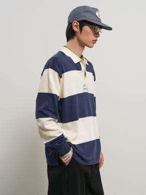 UNISEX Striped Rugby Knit