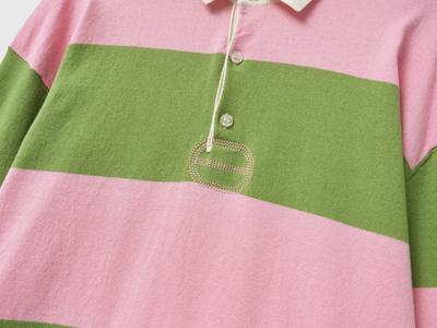 UNISEX Striped Rugby Knit