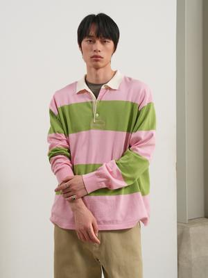 UNISEX Striped Rugby Knit