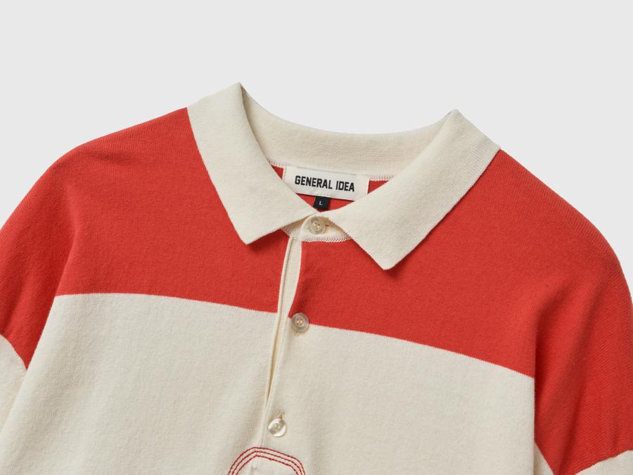 UNISEX Striped Rugby Knit