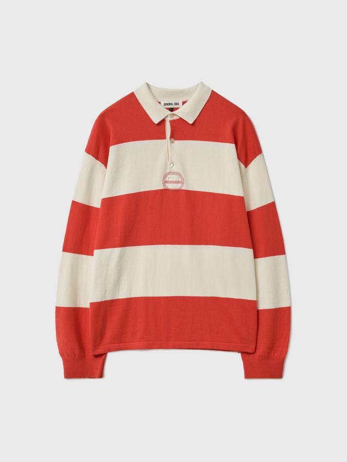 UNISEX Striped Rugby Knit