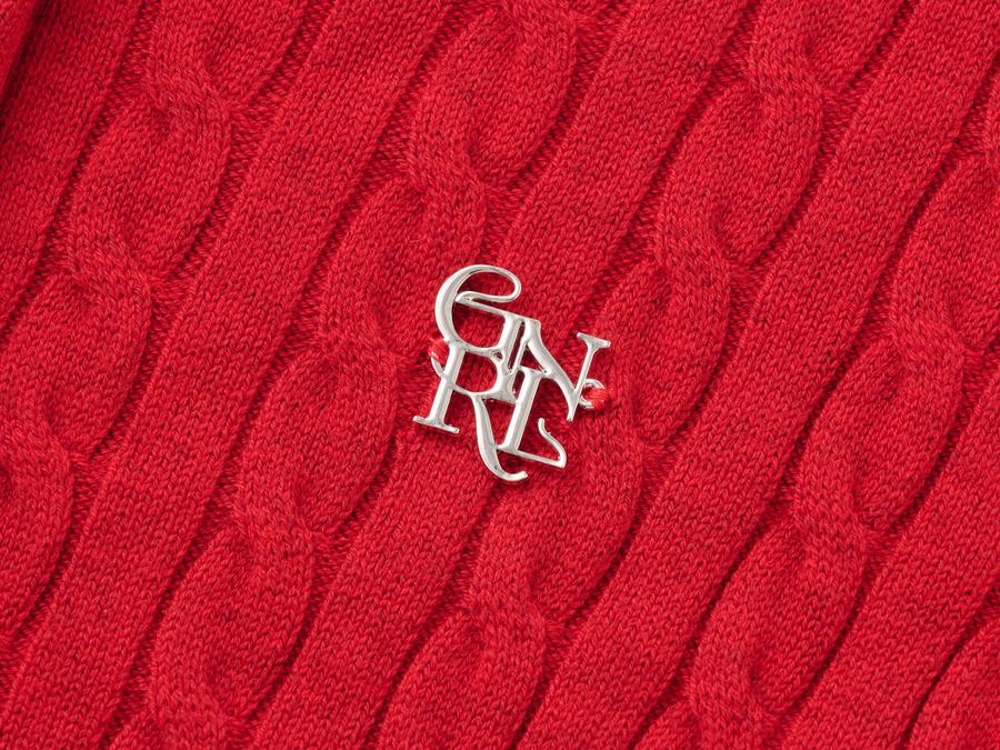 GNRL Signature Superfine Wool Cable Cardigan(coming soon)
