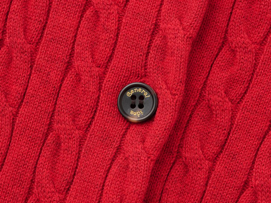 GNRL Signature Superfine Wool Cable Cardigan(coming soon)