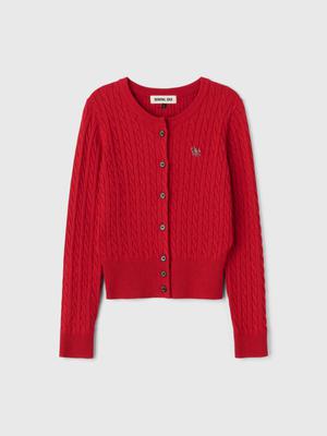 GNRL Signature Superfine Wool Cable Cardigan(coming soon)