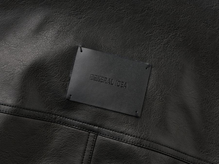 WOMAN Faux Leather Pocket Blouson Jumper (Coming soon)