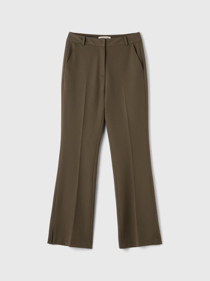 WOMAN skirt layered bootcut slacks