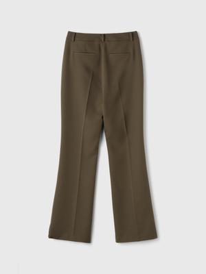 WOMAN skirt layered bootcut slacks