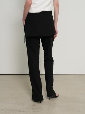 WOMAN skirt layered bootcut slacks (coming soon)