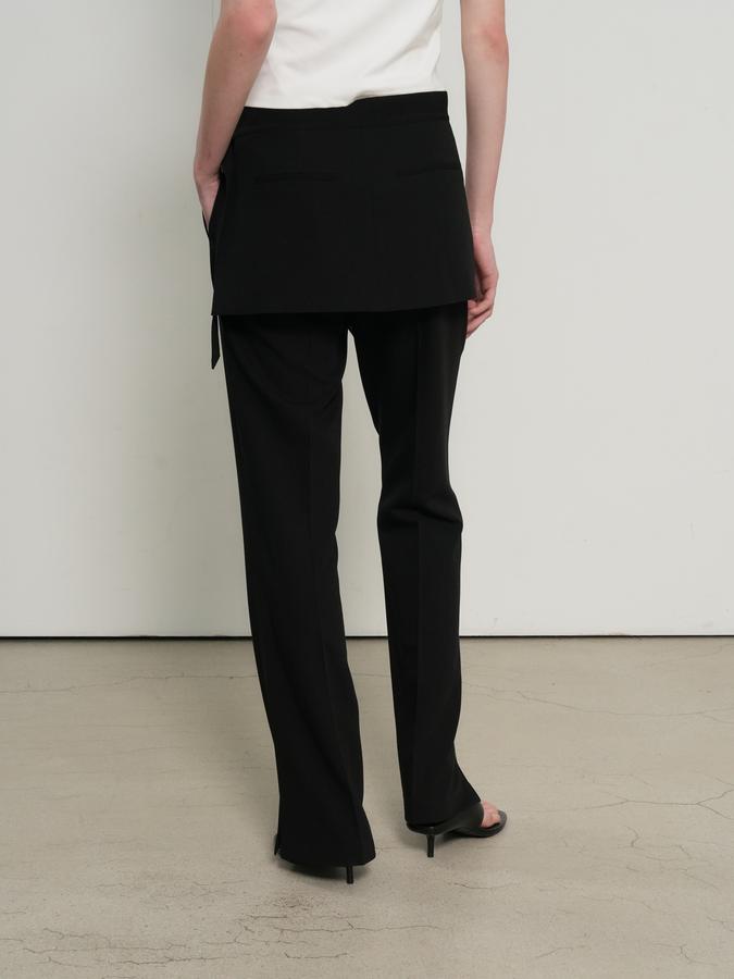WOMAN skirt layered bootcut slacks (coming soon)
