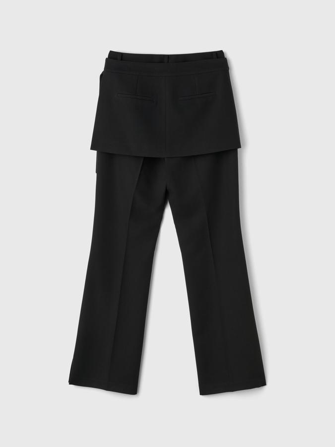 WOMAN skirt layered bootcut slacks (coming soon)