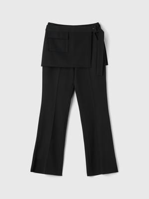 WOMAN skirt layered bootcut slacks (coming soon)