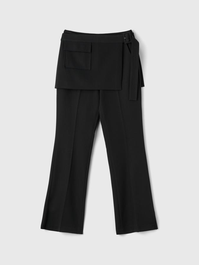 WOMAN skirt layered bootcut slacks (coming soon)