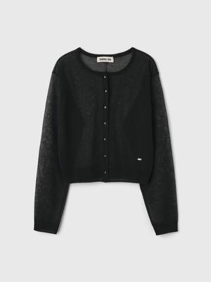 WOMAN Packable Sheer Long Sleeve Cardigan