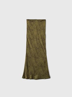 Printed bias long skirt  (Хүргэлт 5/24)